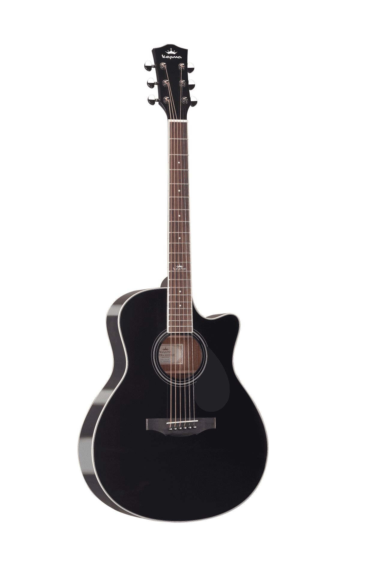 Трансакустическая гитара Kepma A1CEPRO-K10PRO-BKM