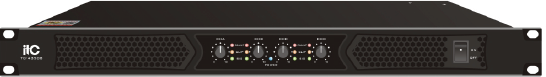 ITC TC-4350B  4-канальный  усилитель,8Ω:4*350W; 4Ω: 4*580W; Bridge 8Ω: 1100W